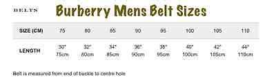 burberry belt mens on somebody|burberry men belt size chart.